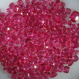 Bright neon pink jedi spinel from Man Sin Myanmar, east of Mogok